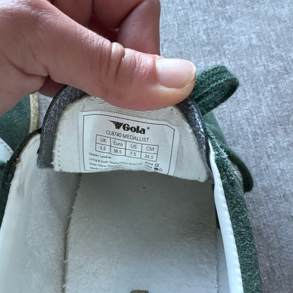Gola Suede Green Sneakers - Picture 5 of 6